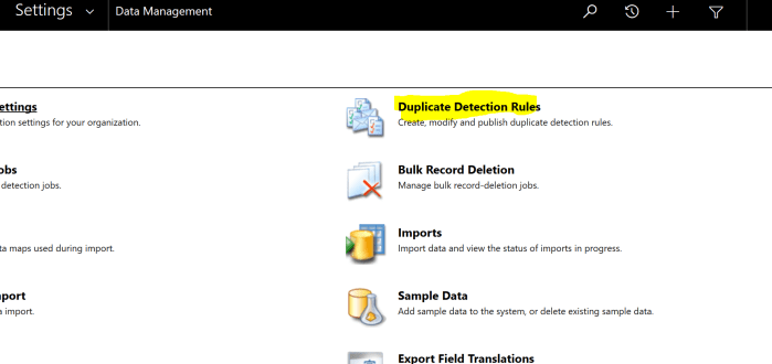 duplicate detection rules